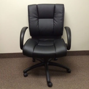 Black Leatherette Executive Chairs