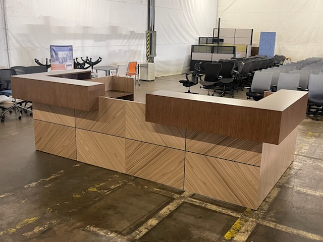 OFS Elements Veneer 2-person Reception Station