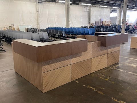 OFS Elements Veneer 2-person Reception Station - Image 2